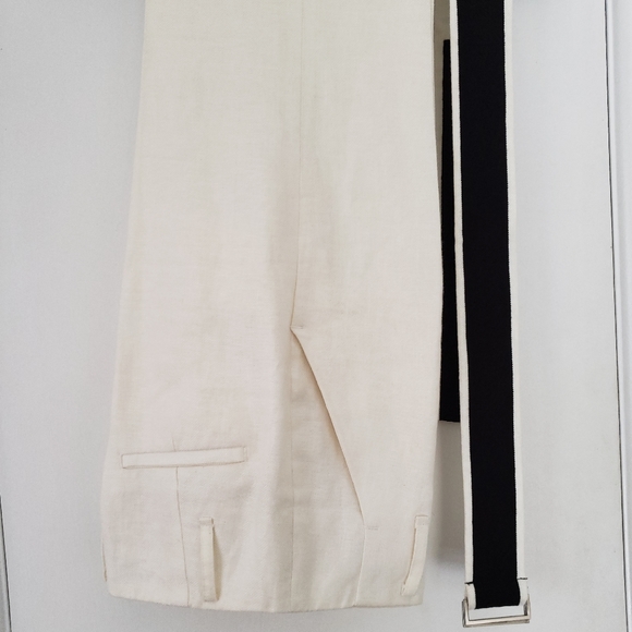 White linen pants - Picture 3 of 4